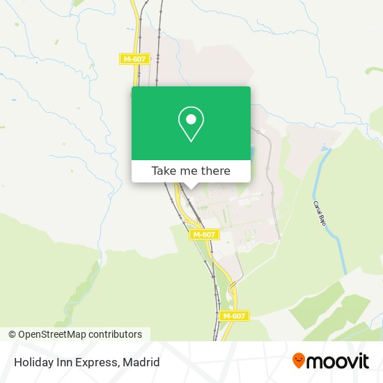 mapa Holiday Inn Express