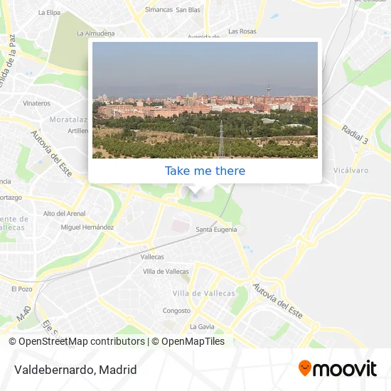 Valdebernardo map