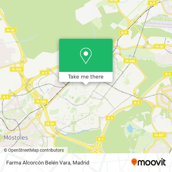 Farma Alcorcón Belén Vara map