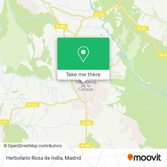 Herbolario Rosa de India map
