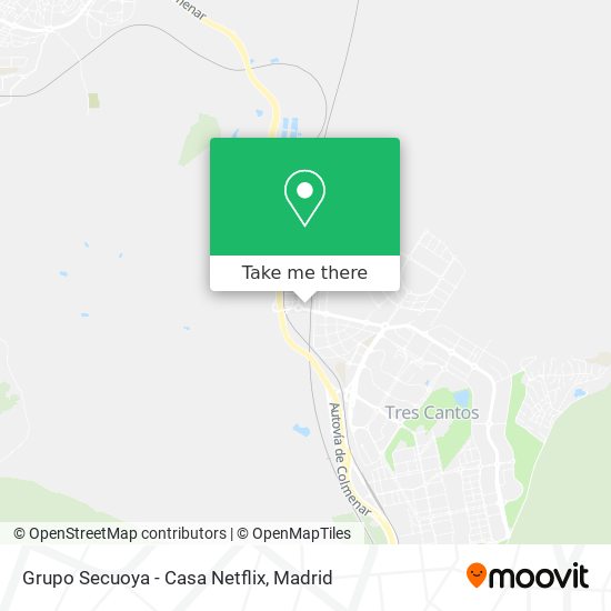 Grupo Secuoya - Casa Netflix map