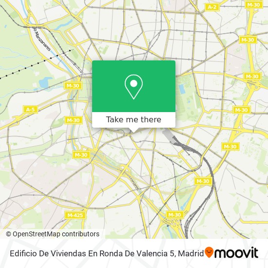 Edificio De Viviendas En Ronda De Valencia 5 map