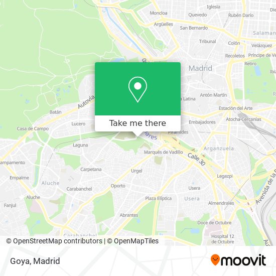 Goya map