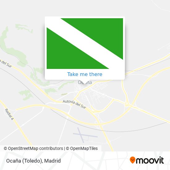 mapa Ocaña (Toledo)