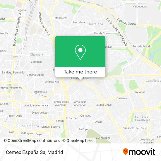 Cemex España Sa map