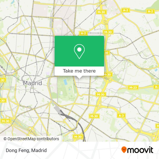 mapa Dong Feng