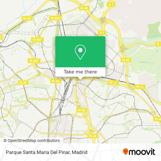 Parque Santa María Del Pinar map