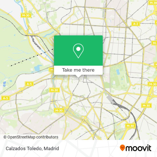 Calzados Toledo map