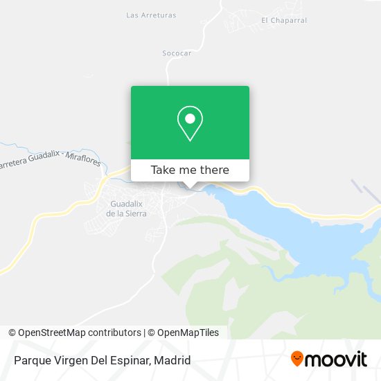 Parque Virgen Del Espinar map