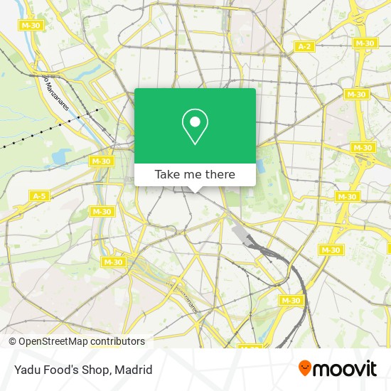 Yadu Food's Shop map