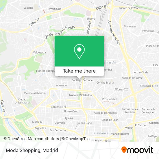 mapa Moda Shopping