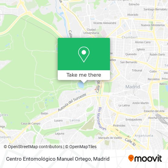 Centro Entomológico Manuel Ortego map