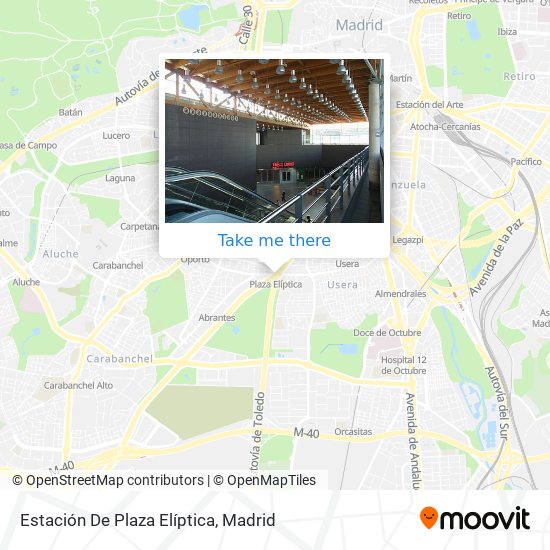 Estación De Plaza Elíptica map