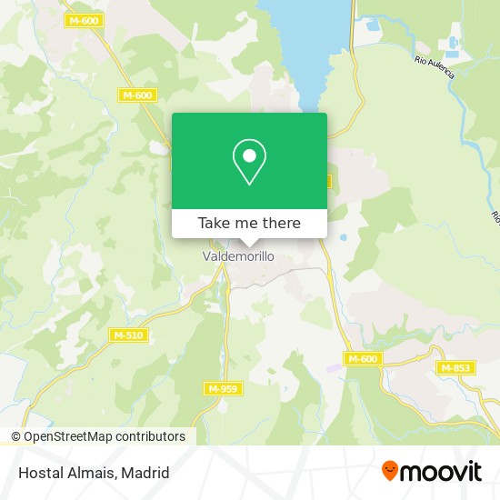 mapa Hostal Almais