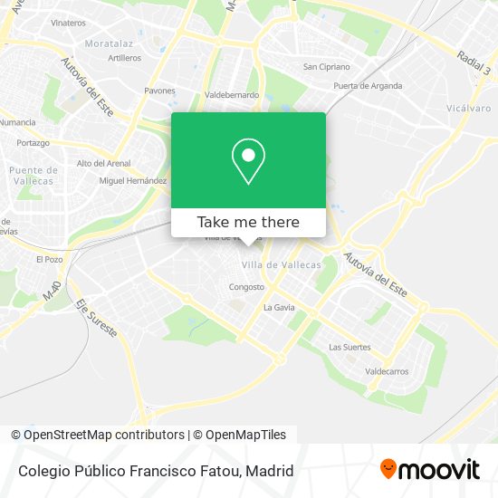 Colegio Público Francisco Fatou map