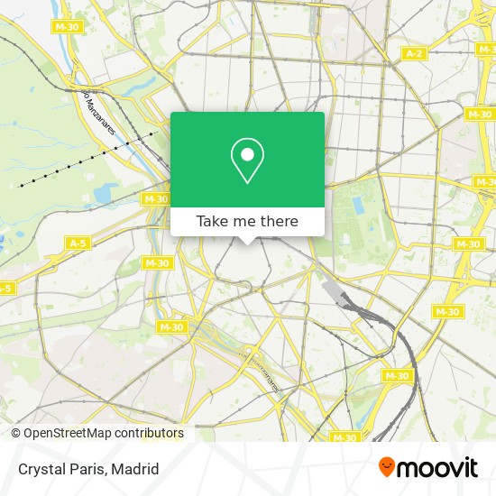 Crystal Paris map