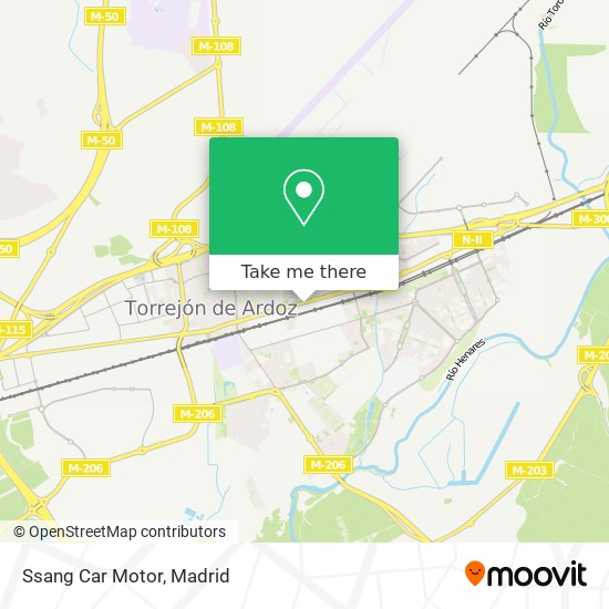 Ssang Car Motor map