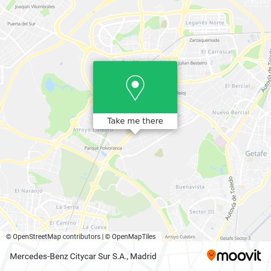 Mercedes-Benz Citycar Sur S.A. map