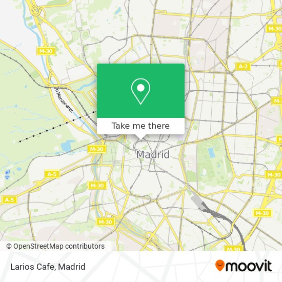 mapa Larios Cafe