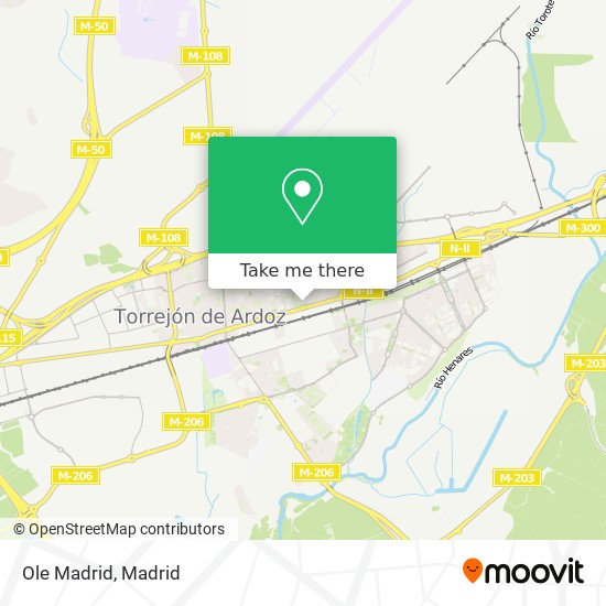 Ole Madrid map