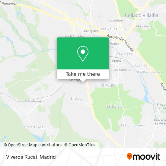 Viveros Rucat map