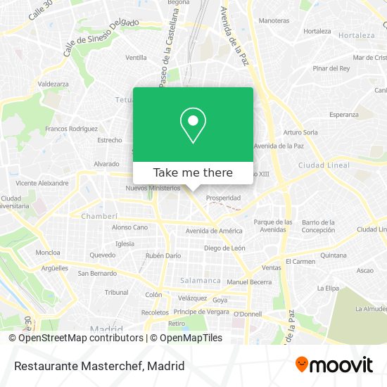 Restaurante Masterchef map