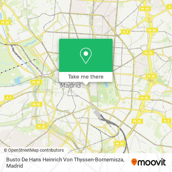 Busto De Hans Heinrich Von Thyssen-Bornemisza map