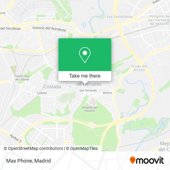 Max Phone map