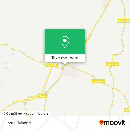 mapa Hostal