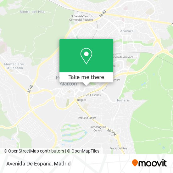Avenida De España map