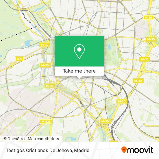 Testigos Cristianos De Jehová map