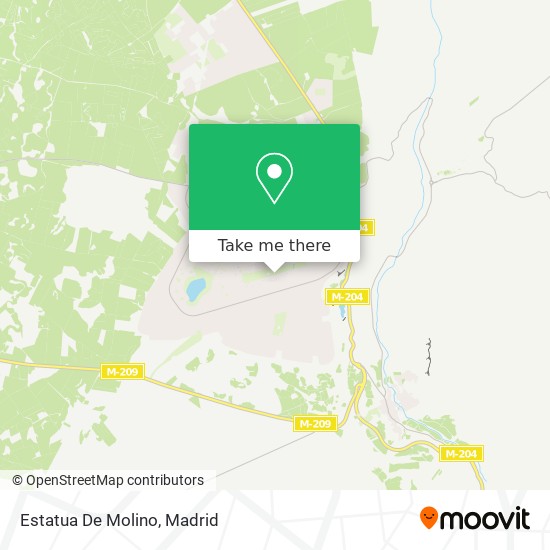 Estatua De Molino map