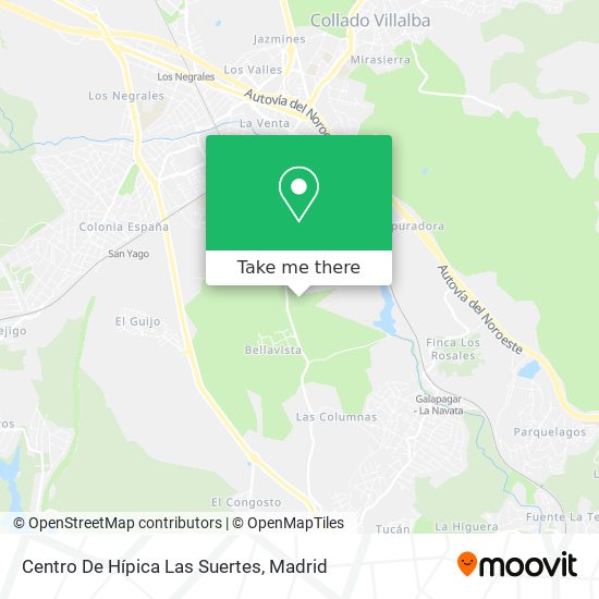 Centro De Hípica Las Suertes map