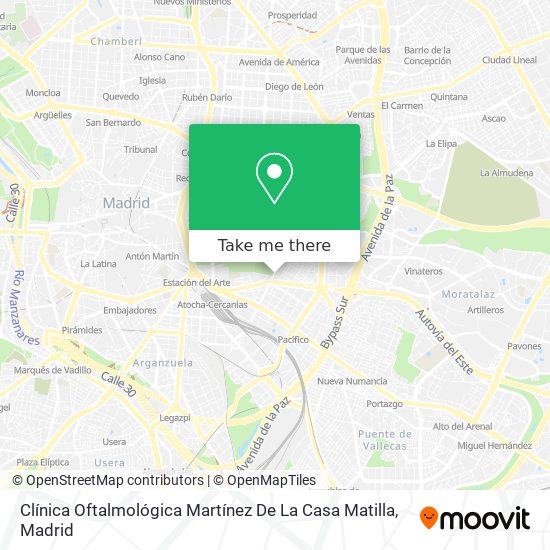 Clínica Oftalmológica Martínez De La Casa Matilla map