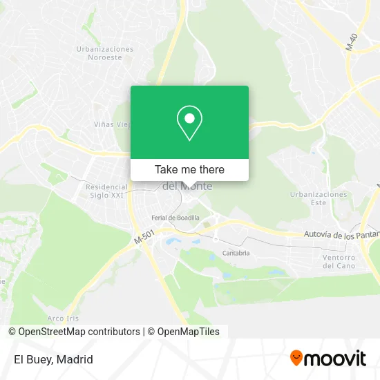 El Buey map