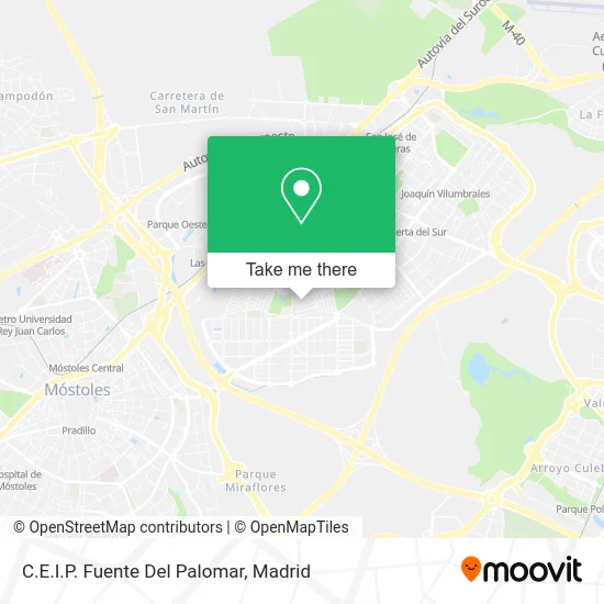 C.E.I.P. Fuente Del Palomar map