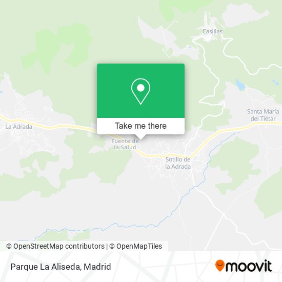 mapa Parque La Aliseda