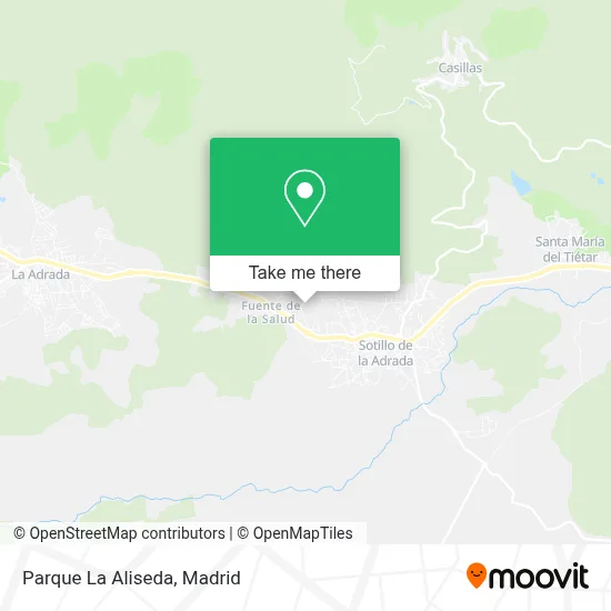 Parque La Aliseda map