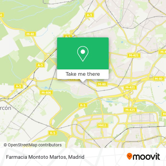 Farmacia Montoto Martos map