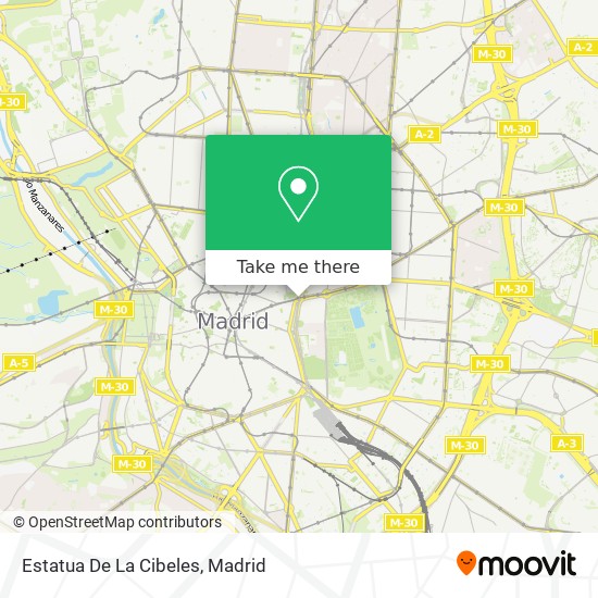 Estatua De La Cibeles map