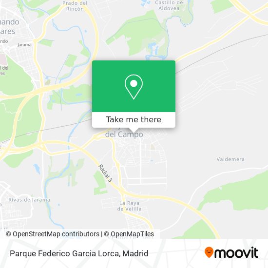 Parque Federico Garcia Lorca map