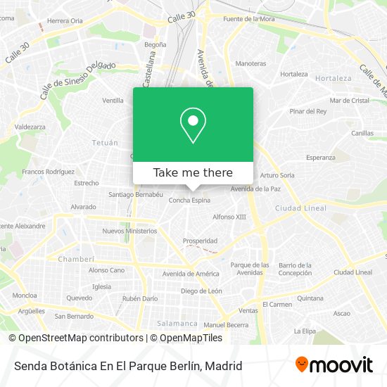 Senda Botánica En El Parque Berlín map