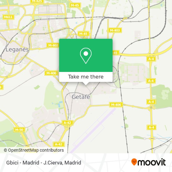 Gbici - Madrid - J.Cierva map