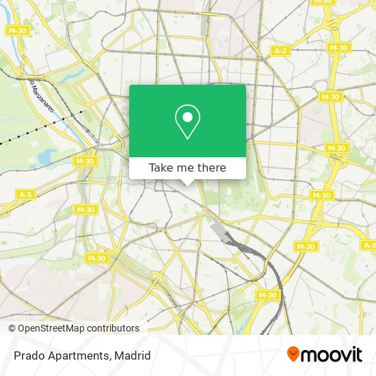 mapa Prado Apartments