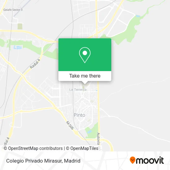 Colegio Privado Mirasur map