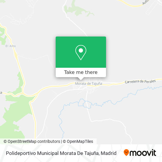 Polideportivo Municipal Morata De Tajuña map