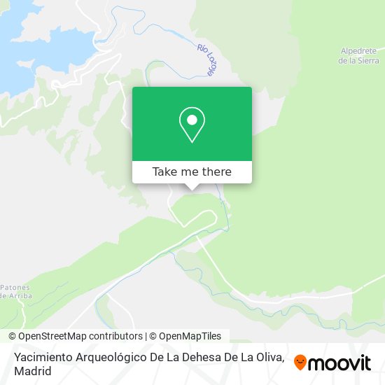 Yacimiento Arqueológico De La Dehesa De La Oliva map