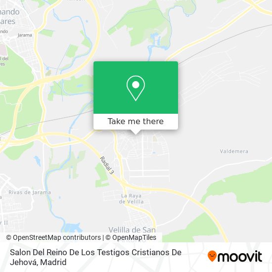 mapa Salon Del Reino De Los Testigos Cristianos De Jehová