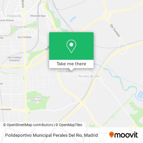 mapa Polideportivo Municipal Perales Del Rio