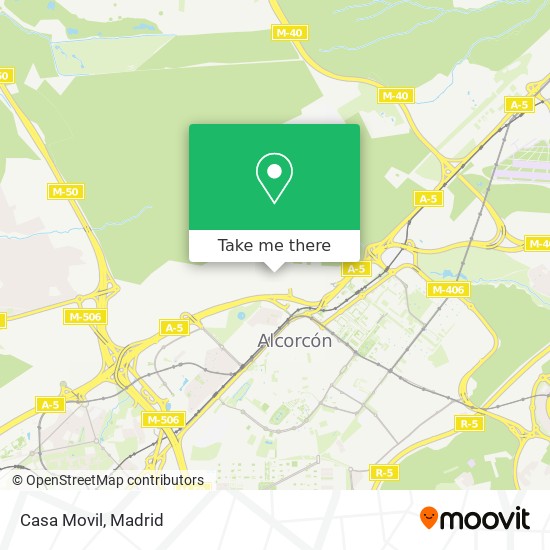 Casa Movil map